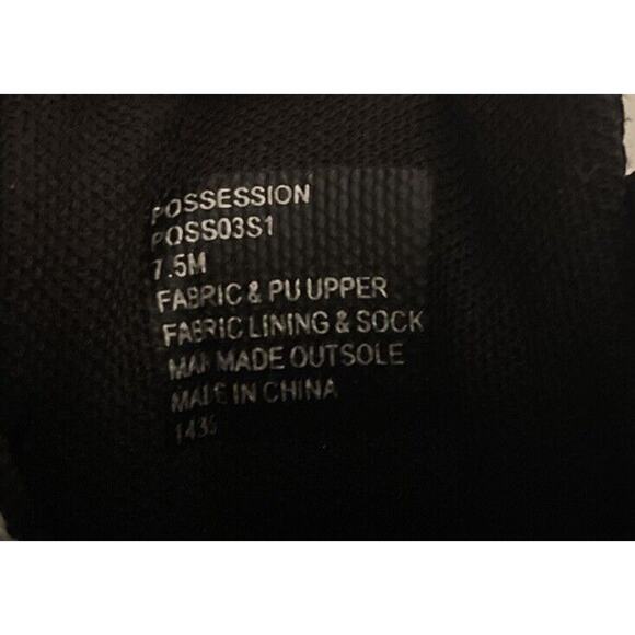 Steve Madden Possession Black white Tan women's Fashion sneaker Shoes Size 7.5M - Picture 7 of 7